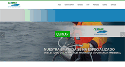 Desktop Screenshot of ceamar.cl